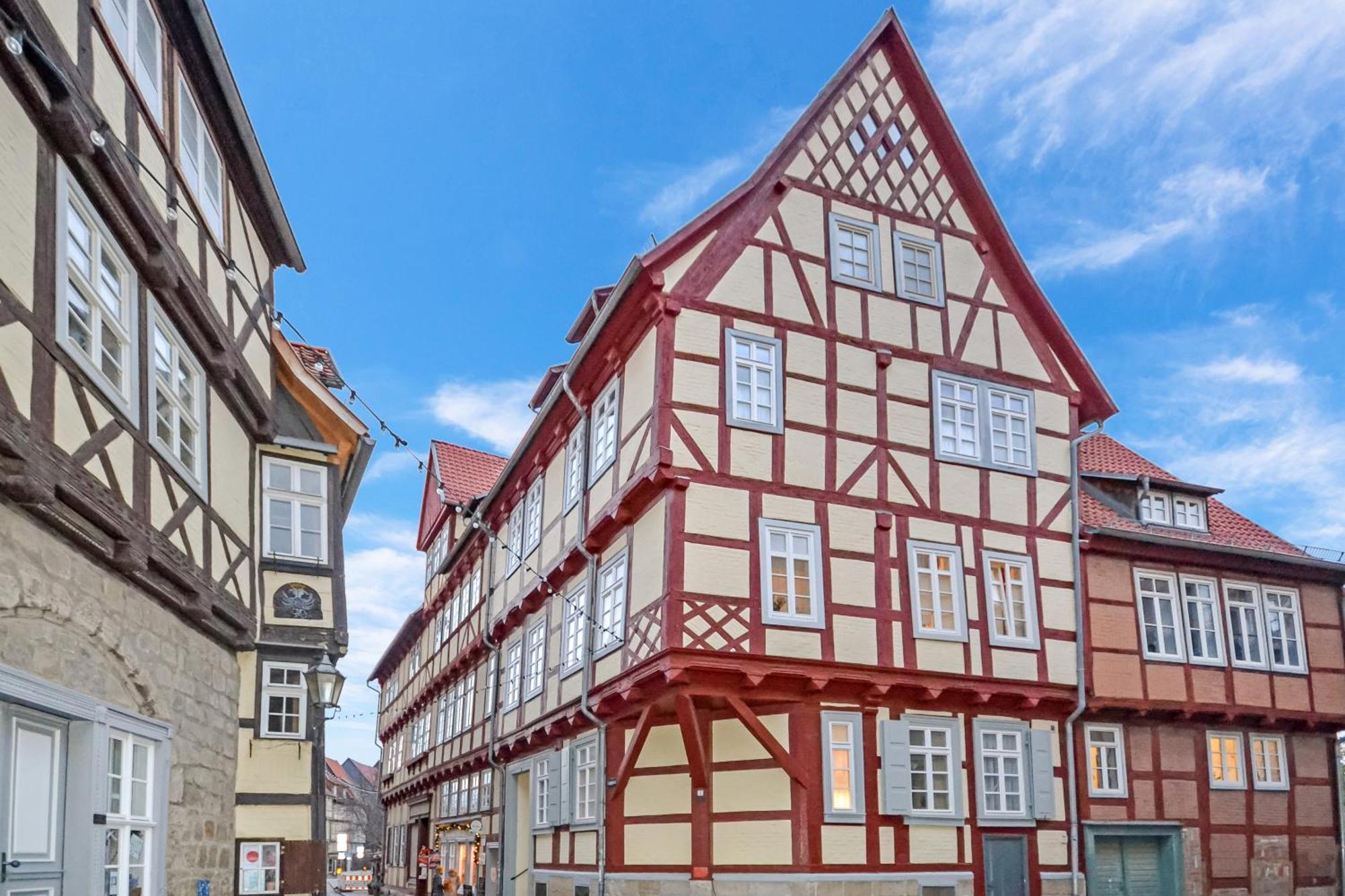 Fewo Lange Gasse 4 - 2 Obergeschoss Inkl Parkplatz クヴェードリンブルク エクステリア 写真
